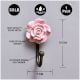 Pink Flower Ceramic Wall Hook